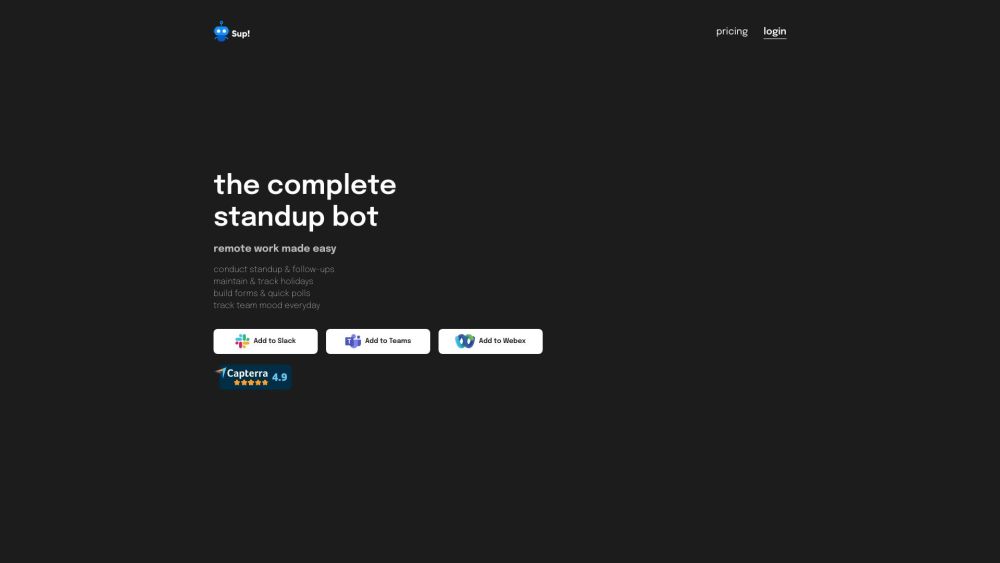 Sup！每日站立机器人