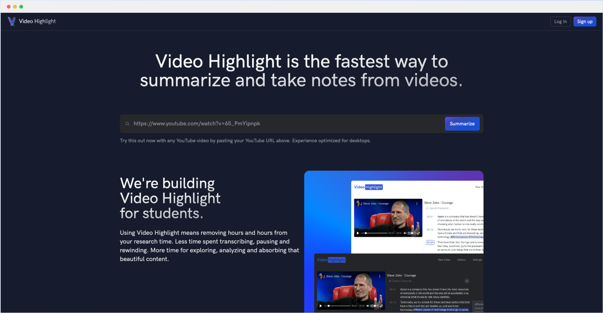 Video Highlight-AI视频摘要和笔记工具