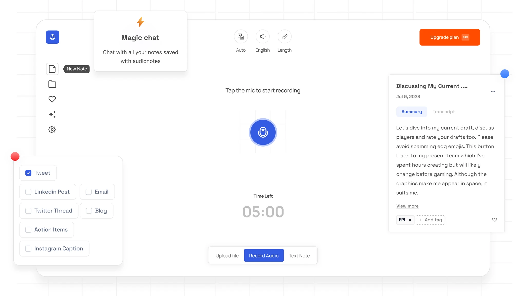 AudioNotes-基于AI的笔记应用